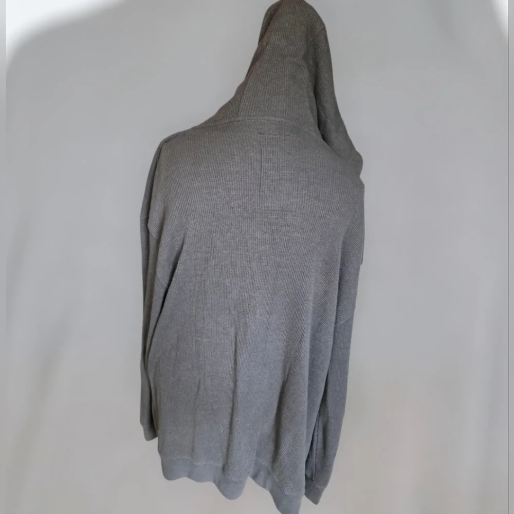 🦏 Ecko Unltd Gray Hooded Cardigan Sz XL - Picture 2 of 8